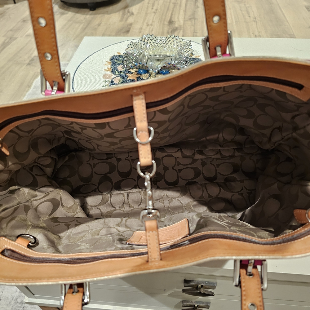 Coach Pink Gallery Patchwork Tote - image 10